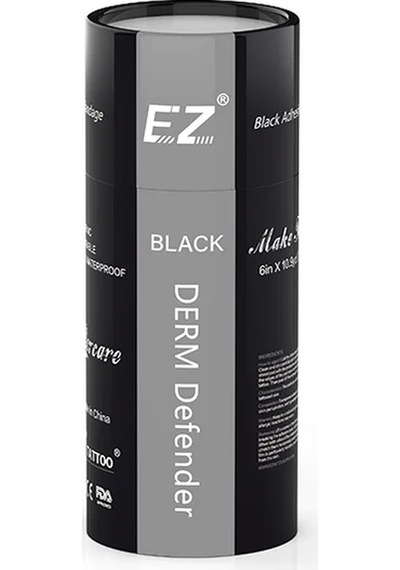 Ez Derm Defender - Dövme Sonrası Koruyucu Bant Film - Siyah - 15 Cm X 10 M