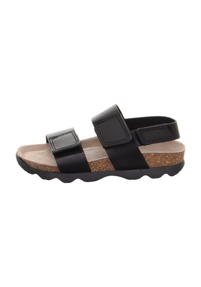 Superfit Jellies Kız Çocuk Siyah Mantar Soft Tabanlı Sandalet Siyah