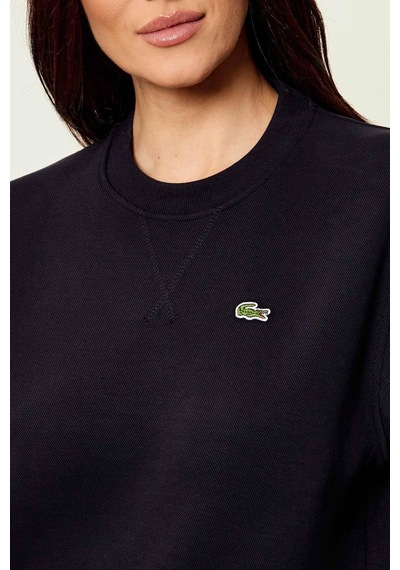 Lacoste Women's Relaxed Fit Crew Neck Cotton Sweatshirt Kadın Rahat Kesim Sweatshirt Lacivert Lacivert Lacoste Women's Relaxed Fit Crew Neck Cotton Sweatshirt Kadın Rahat Kesim Sweatshirt Lacivert Lacivert
