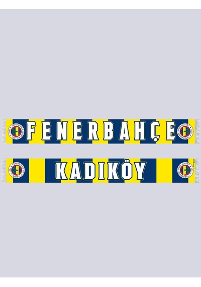 Fenerbahçe Sarı Lacivert Kadıköy Unisex Şal Lacıvert-sarı