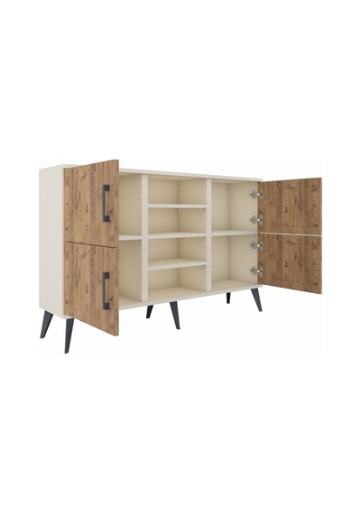 Arges Konsol 5 Raflı 4 Kapaklı 132x30x83 Aytaşı-çam/aytaşı Çam/aytaşı Arges Konsol 5 Raflı 4 Kapaklı 132x30x83 Aytaşı-çam/aytaşı Çam/aytaşı