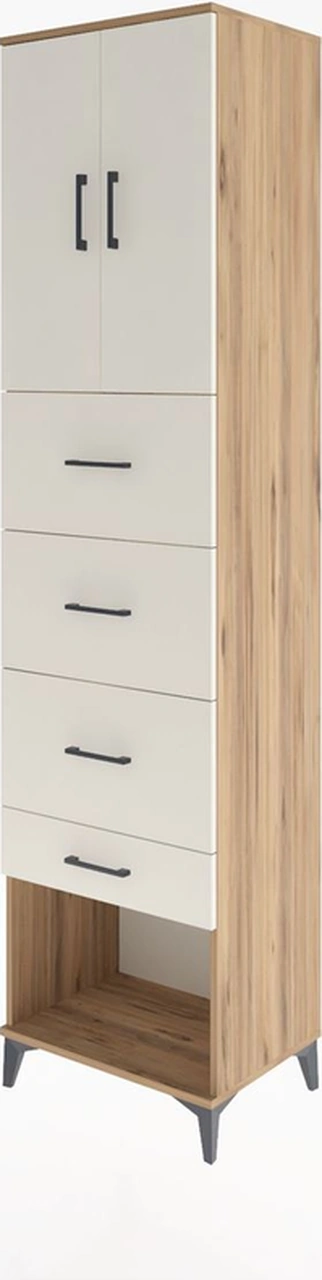 Hyperion Dolap 2 Raflı 4 Çekmeceli 2 Kapaklı 60x44x243 Çam-ay... Çam Hyperion Dolap 2 Raflı 4 Çekmeceli 2 Kapaklı 60x44x243 Çam-ay... Çam