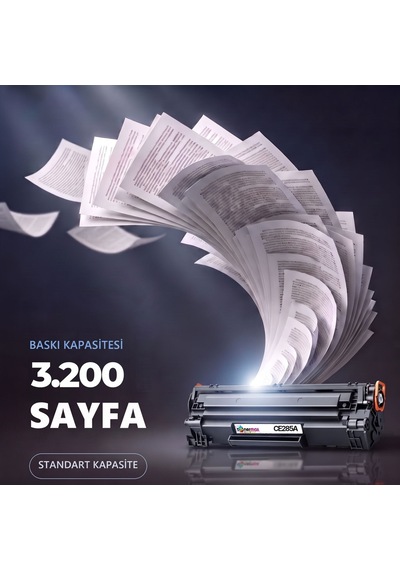 Hp Laserjet Pro P1102w Muadil Toner Çipli Ce285a 2'li 1.600 Sayfa