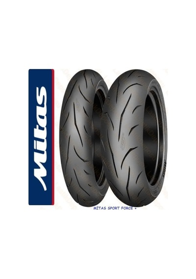 Mitas 120/70ZR17 58W 150/60ZR17 66W Sport Force+ Ön Arka Set