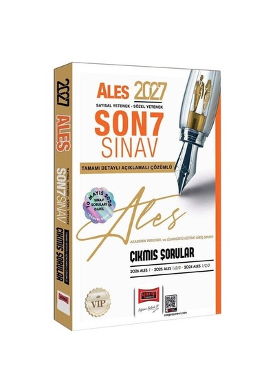 Yargı 2027 Ales Vıp Çıkmış Sorular Son 7 Sınav Çözümlü Yargı Yayınları