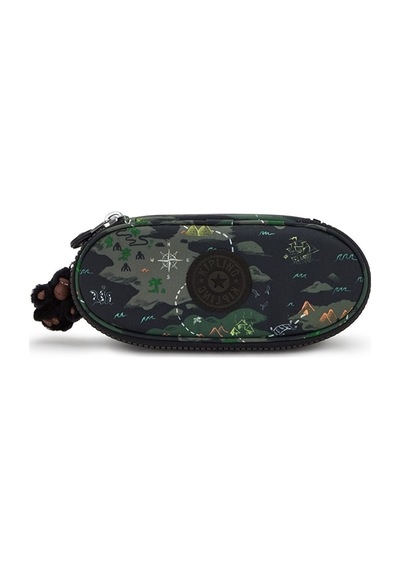 Kıplıng Duobox Orta Boy Kalemlik Desenli Camo Treasure Desenli