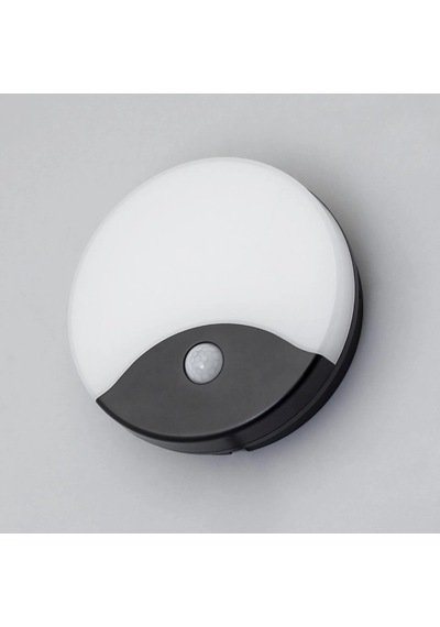 Cata 20 W Sensörlü Palermo Led Duvar Armatürü - Sarı Işık 4000k - Siyah Kasa - Ct-7092 Siyah