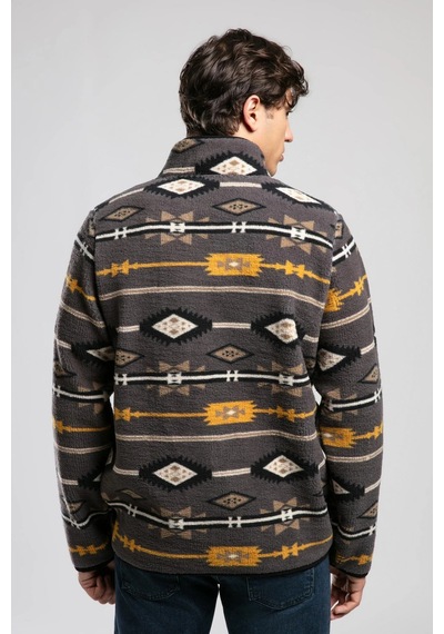 Lee Cooper Erkek Sweat 261 Lcm 241061 7138 Gri Desenli Gri Desenli
