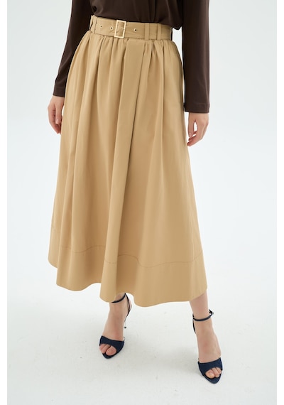 Senna 51015 Eftelya Etek Camel CAMEL