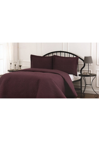 ÖZDİLEK CARE TEK KİŞİLİK YATAK ÖRTÜSÜ - MÜRDÜM - 180x250