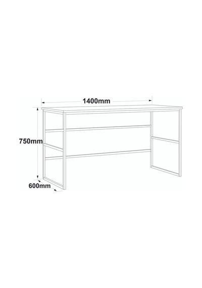 Atlantis 120cm Metal Çalışma Masası Atl24-a Çam Atlantik Çam Atlantis 120cm Metal Çalışma Masası Atl24-a Çam Atlantik Çam