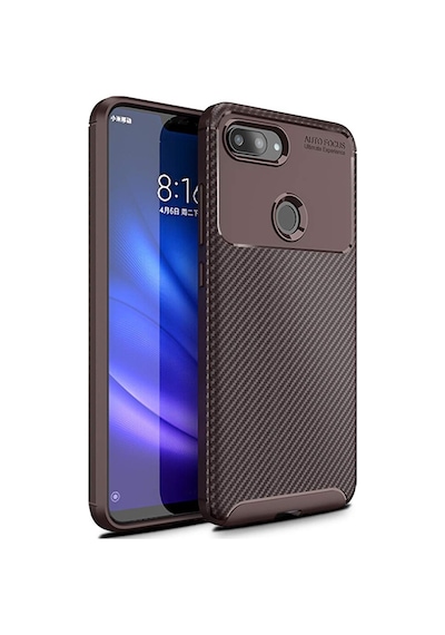 Xiaomi Redmi Mi8 Lite Kilif Karbon Tasarim Negro Silikon 405799228