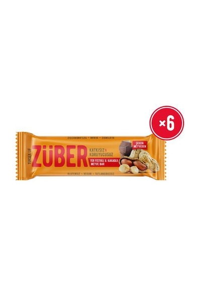 Meyve Bar Yer Fıstıklı Ve Kakaolu 40g X 6 Adet
