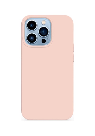 Epico Silicone Magnetic - Magsafe Compatible Case Apple iPhone Uyumlu 13 Pro Max - Candy Pink Pembe