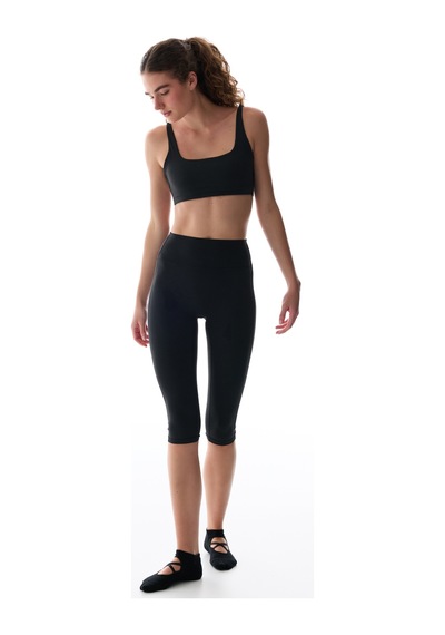 Penti Lycra Siyah Cream Hafif Destek Yüksek Bel Light Soft Kapri Tayt