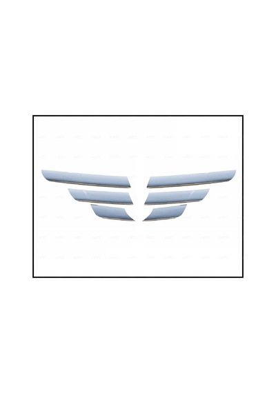 Ebal Otomotiv Dacia Logan MCV Krom Ön Panjur 6 prç. 2005-2014 P. Çelik