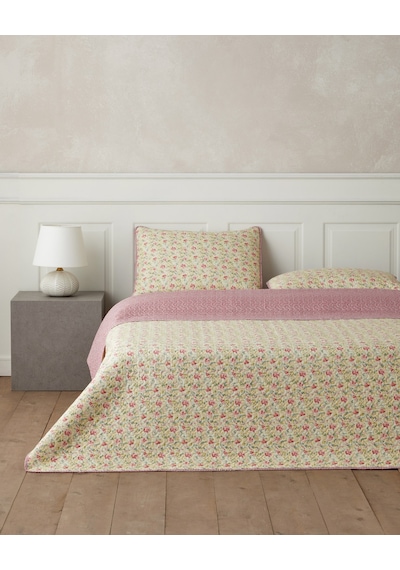 English Home Scarlet Bloom Çift Kişilik Yatak Örtüsü Takımı 200x220 Cm Kırmızı Kırmızı