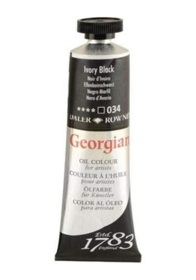 Georgıan 38 ML Yağlı Boya 034 Ivory Black