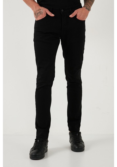 Buratti Streç Pamuklu Slim Fit Normal Bel Dar Paça Jeans Erkek Kot Pantolon 1115C01Napoli Siyah Buratti Streç Pamuklu Slim Fit Normal Bel Dar Paça Jeans Erkek Kot Pantolon 1115C01Napoli Siyah
