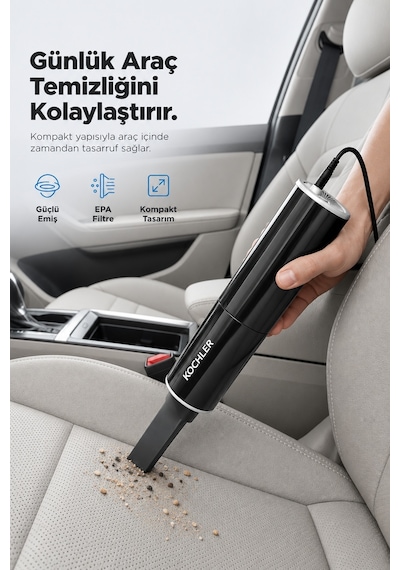 Kochler Elektrikli Araç Oto Süpürge