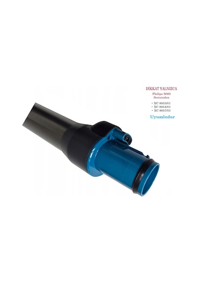 Srfn Ticaret Philips 8000 Serisi Dikey Süpürge Xc8053/01 - Xc8054/01 - Xc8057/01 Uyumlu Teleskopik Boru - 1 Adet