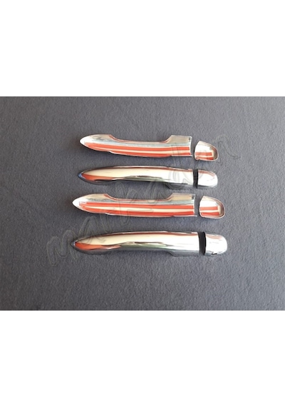 Markadan Renault Laguna 2 Krom Kapı Kolu 2003-2008 4 Kapı  Paslanm