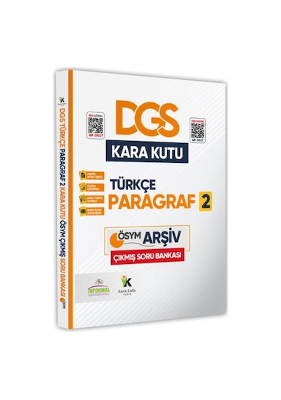 DGS Türkçenin Kara Kutusu Dijital Çözümlü Konu Özetli ÖSYM Çıkmış Soru Bankası 3lü Set Paket