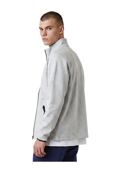 Sportive Elio Full-zip Erkek Gri Günlük Stil Eşofman Üstü 26ye0001-kml