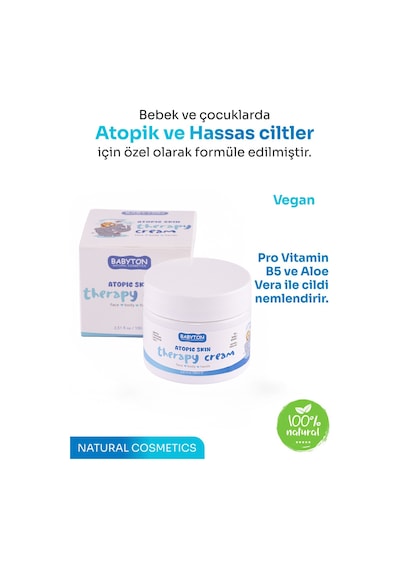 Babyton Atopik Çok Kuru Ve Hassas Ciltler İçin Vücut Kremi 100 ML