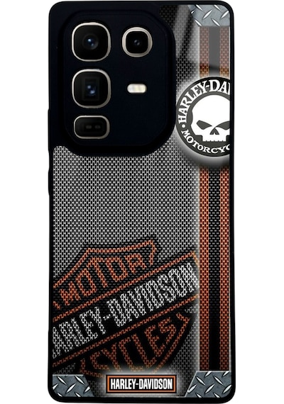 İnfinix Note 50 Pro Karbon Motor Tasarımlı Glossy Telefon Kılıfı Çok Renkli