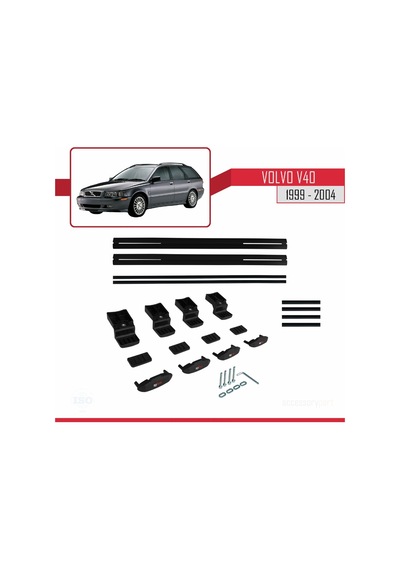 Volvo V40 1999-2004 Arası İle Uyumlu Basıc Model Ara Atkı Tavan B