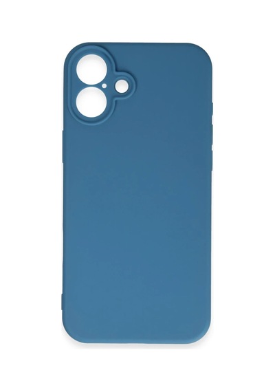 Apple İphone 16 Plus Kılıf First Silikon - Mavi 0.2M-Çok Renkli