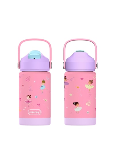 Sipnjoy - Flipsip Çocuk Su Termosu 360 Ml - Ballerina Sparkle