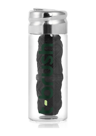 T-Brush Activated Charcoal Cam Şişe Diş İpi - 30 metre