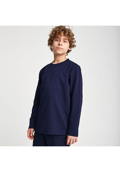 Lescon Lacivert Çocuk Uzun Kol T-shirt 25s-3261-25n