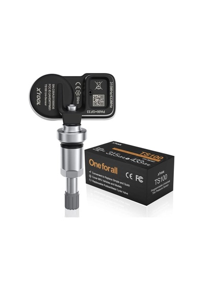 Xtool Ts100 Çift Frekanslı Metal Versiyon Programlanabilir Lastik Basıncı İzleme Sistemi Sensörü