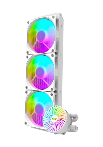 Darkflash 360mm Beyaz Sıvı İşlemci Cpu Soğutucu Dc360