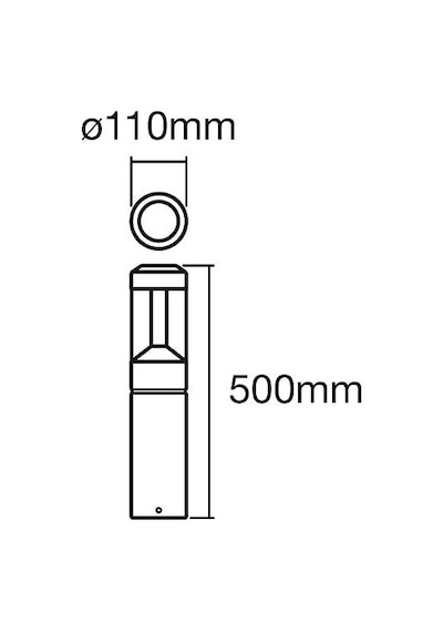Bt Modern Lantern50cmrgbw 2x1ledv Çok Renkli