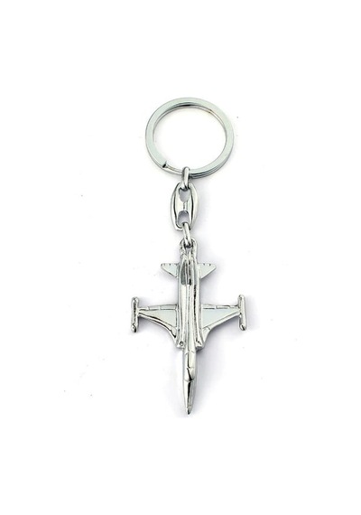 Savaş Uçağı Metal Anahtarlık Pilot Hostes