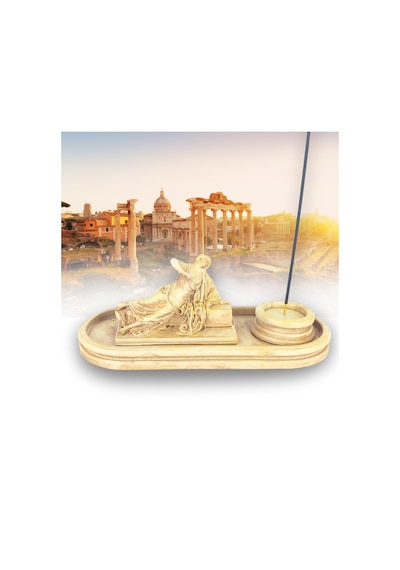 Antik Roma Figür Çubuk Tütsülük Ve Tealight