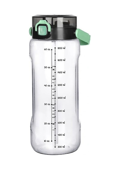 Şeffaf Matara - 2000 Ml - 67,6 Oz - Watermode Matara Çok Renkli