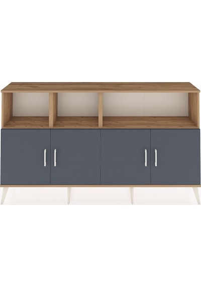 Arges Konsol 6 Raflı 4 Kapaklı 176x30x99 Çam-antrasit/çam Antrasıt/atlas Çam - Atlas Çam Arges Konsol 6 Raflı 4 Kapaklı 176x30x99 Çam-antrasit/çam Antrasıt/atlas Çam - Atlas Çam