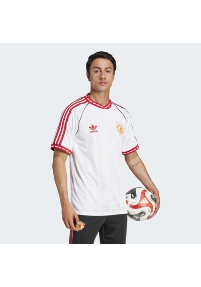 Adidas Jf0376 Mufc A Jsy 91 Erkek T-shirt Beyaz