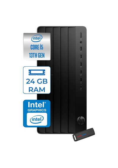 HP Pro Tower 290 G9 623Y0ETF10 i5-13500 24 GB 4 TB SSD Free Dos Masaüstü Bilgisayar + USB Bellek