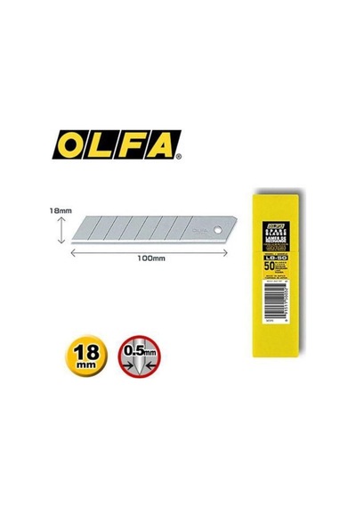 Olfa Maket Bıçağı Yedek Geniş LB-50
