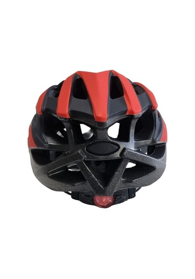 Raptor Kask Mv29 Arka Led Lambalı Fileli Mtb Bisiklet Kaskı Xl Beden Kırmızı Turuncu