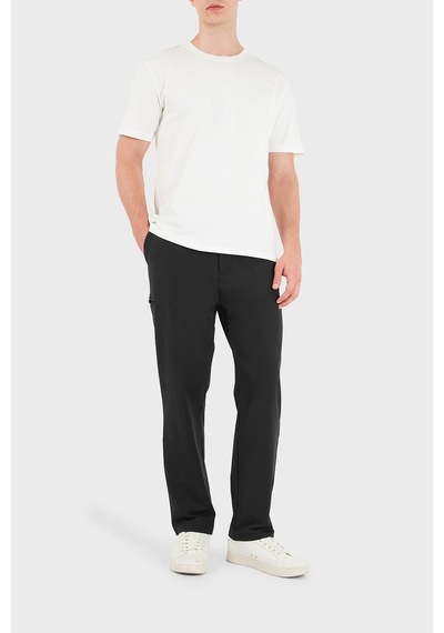 Guess Achille Normal Bel Düz Paça Pantolon Z6yb16w3473 Erkek Pantolon Z6yb16 W3473 Jblk Siyah