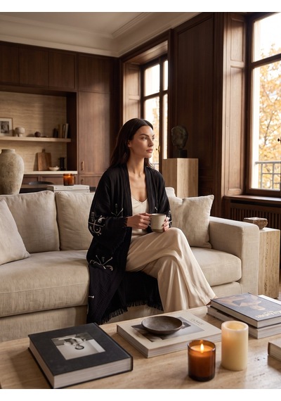 Brandsmiths Mystic Seal Kimono Sarı