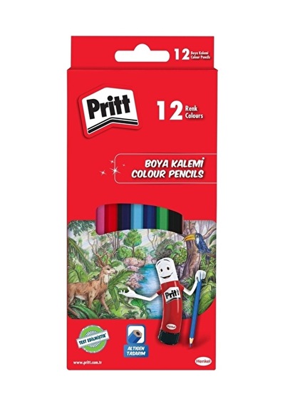 4 Adet Pritt Kuru Boya 12'li