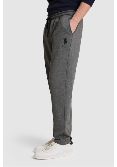 U.S. Polo Assn. Erkek Antrasit Melanj Slim Fit Eşofman Altı 50329409-vr081